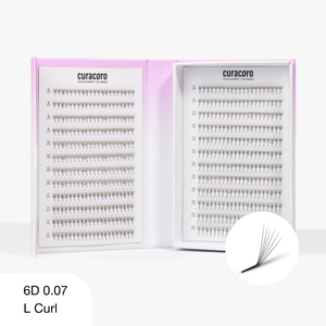 Lashfolio Narrow Promade Fans 6D 0.07 – L Curl (504 Fans)