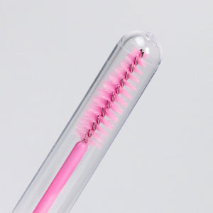 close up to a Mascara Brushes with Tubes