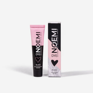 Noemi Hybrid Brow & Lash Dye Bottle & Box Over White Background