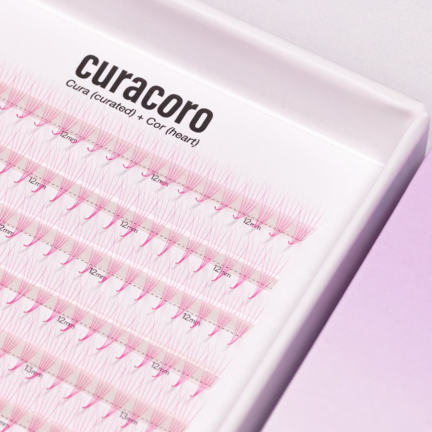 Pink LashFolio Narrow Promade Fans