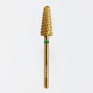 Nail Drill Bit – Slim Cone Cross Spiral Cut (Coarse) 3/32"