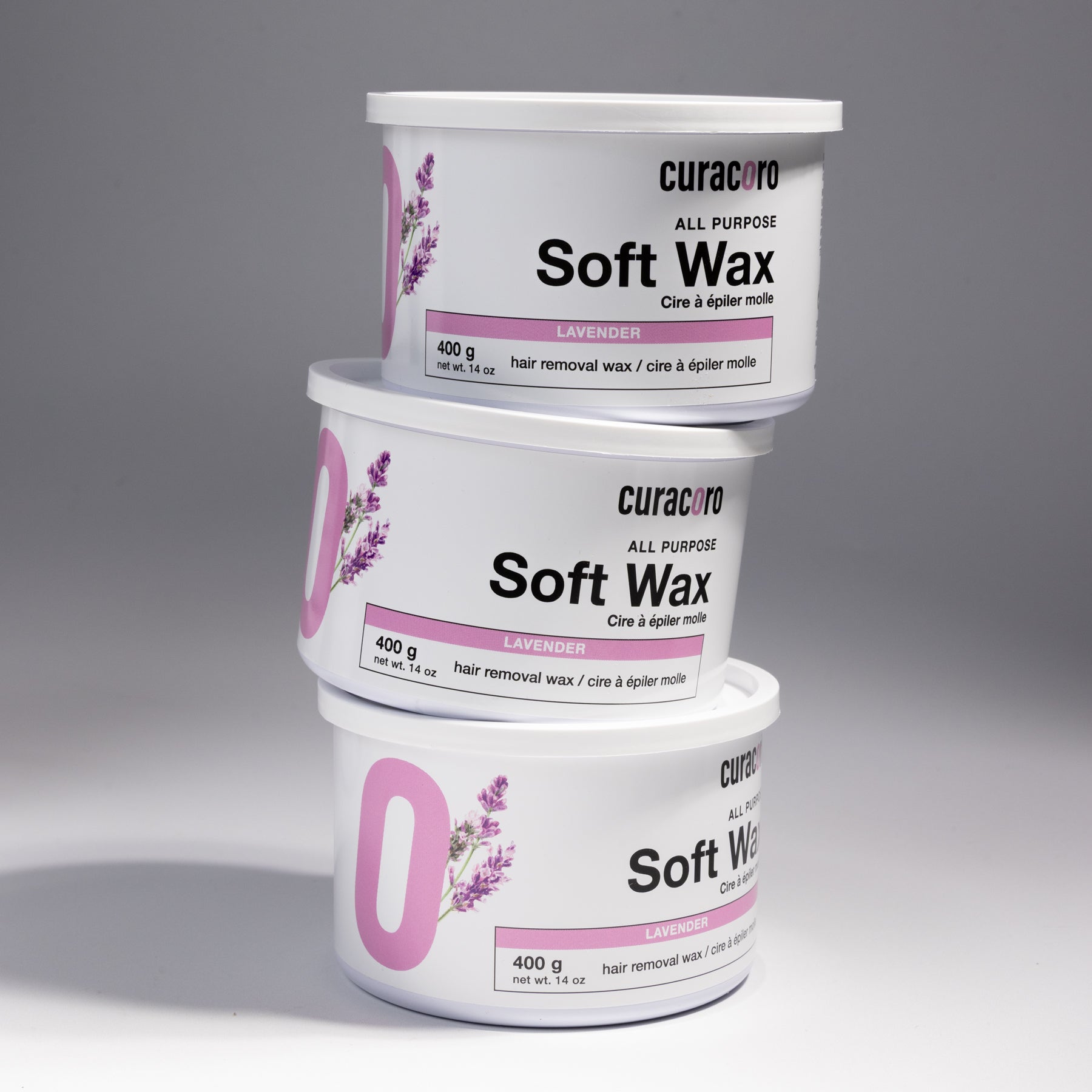 Curacoro Soft Wax Beans – Lavender (400g)