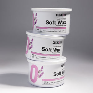 Curacoro Italian Soft Wax – Lavender (400g / 14oz)