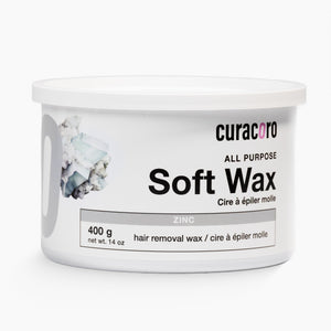 Curacoro Italian Soft Wax – Zinc Oxide (400g/14oz)
