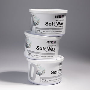 Curacoro Italian Soft Wax – Zinc Oxide (400g/14oz)