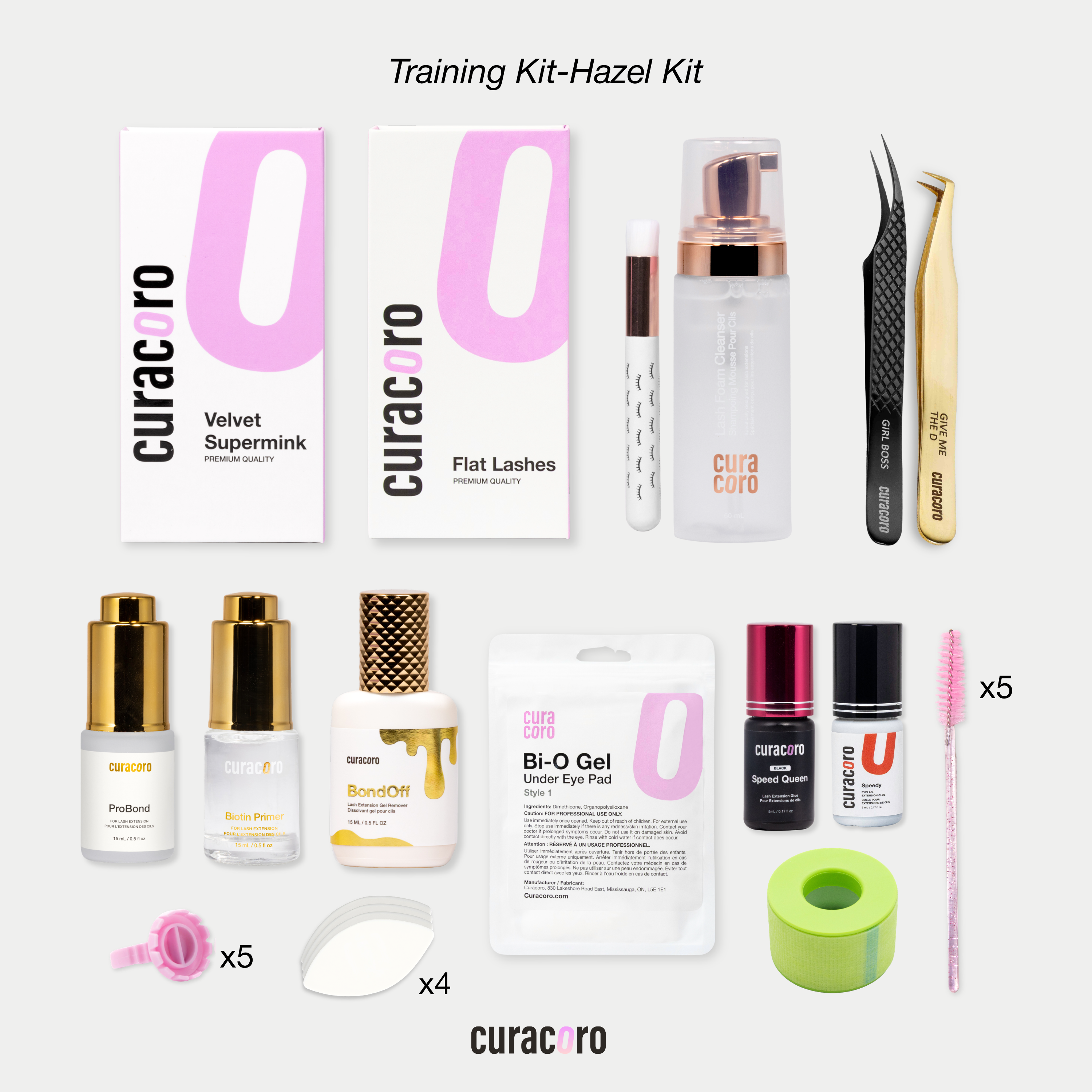 Classic Eyelash Extension Training Kit - HAZEL KIT (upgraded 2026 version)