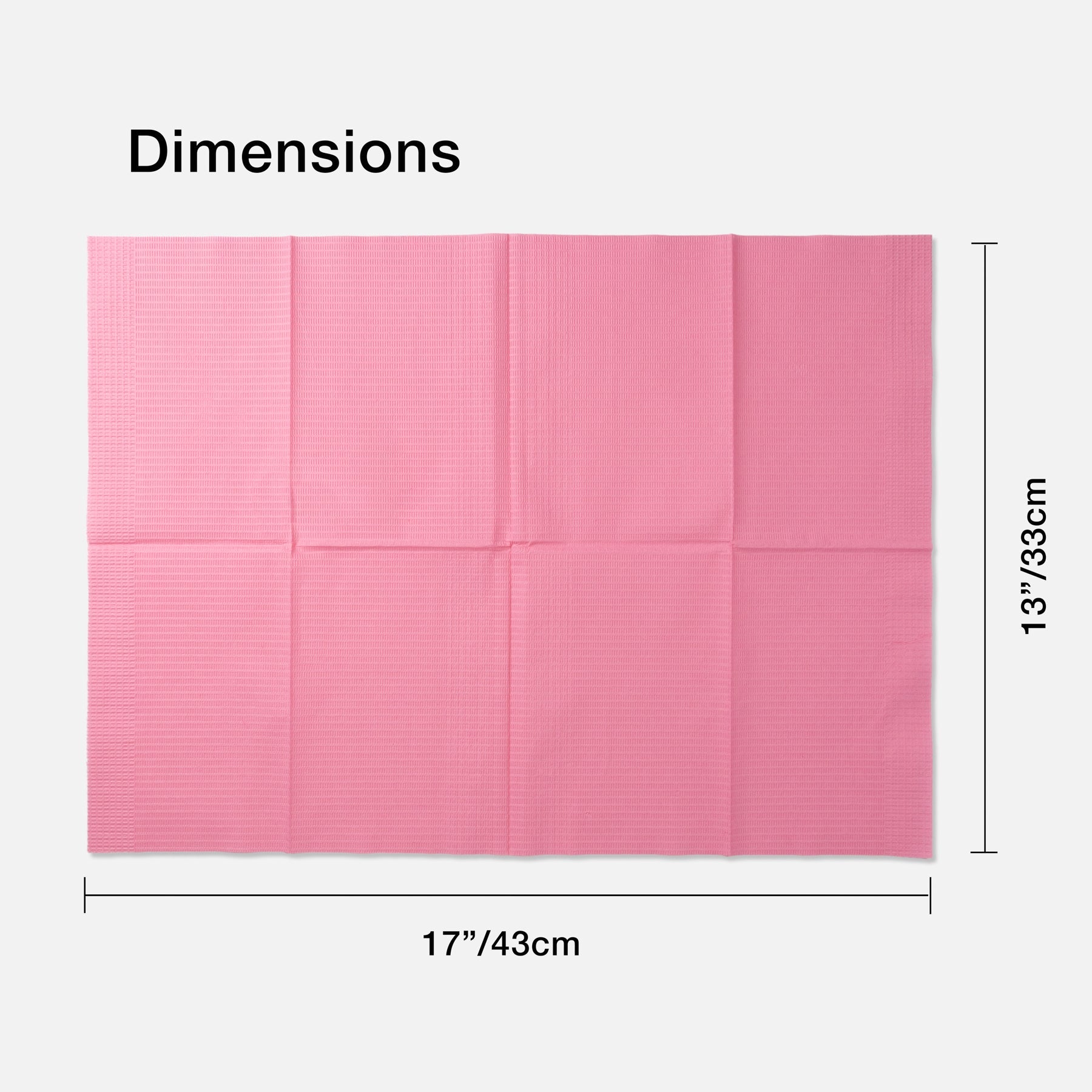 Dental Bib 13" x 18" inch , 3 ply Waterproof - Workplace Cover - 125 pieces