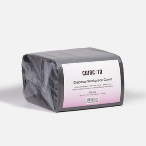 Pack económico de baberos dentales y fundas para el lugar de trabajo (125 unidades) 