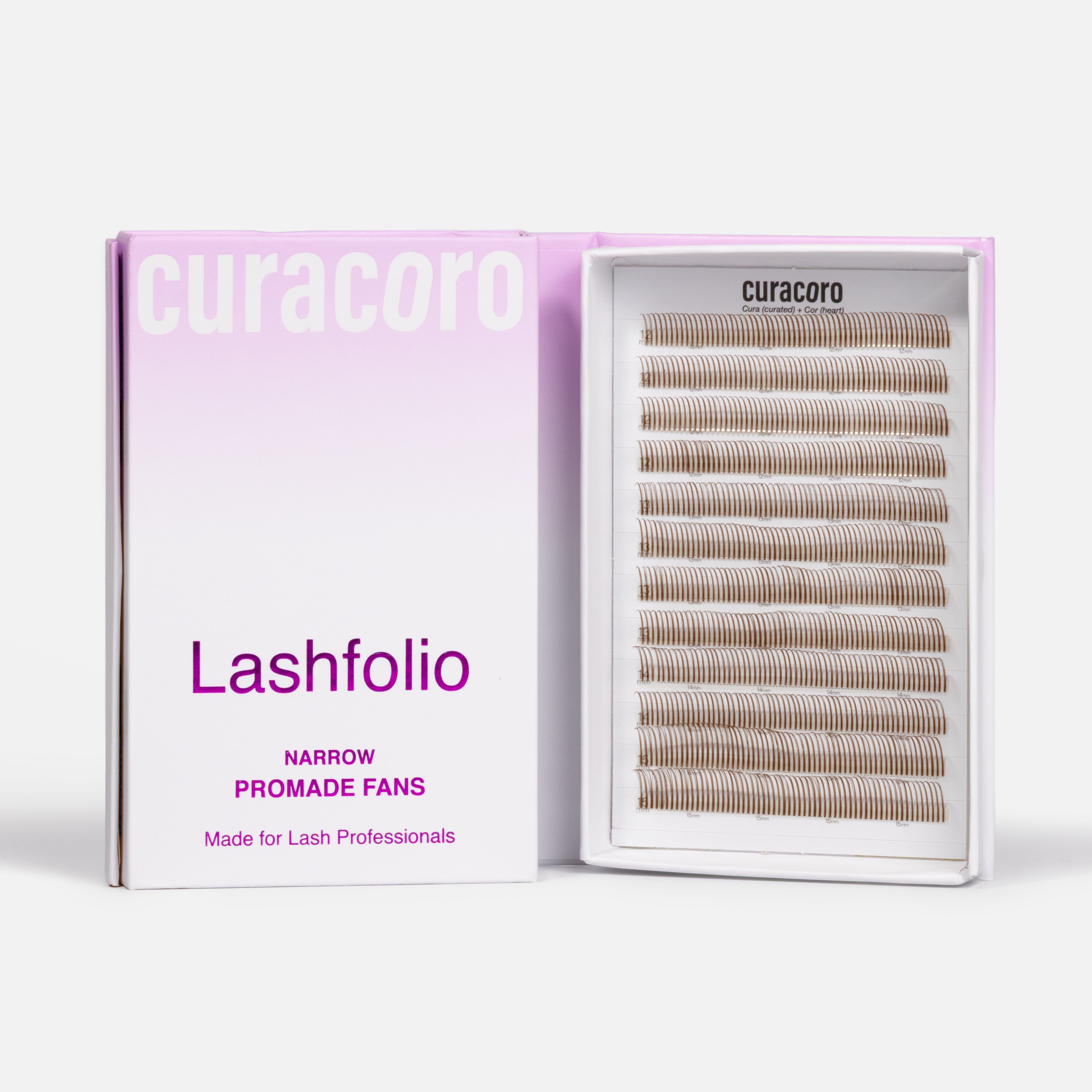 LashFolio Choco Brown Wet Promade 5D 0.07 (1440 fans)
