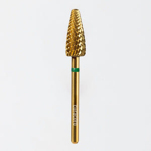 Nail Drill Bit - Wide Cone Cross Spiral Cut (Coarse) 3/32"