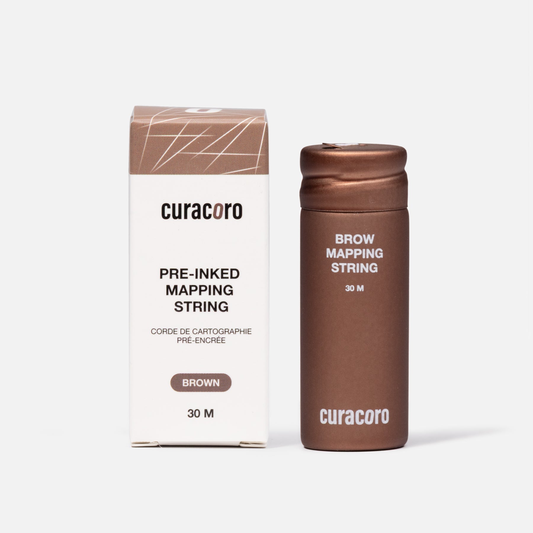 Cuerda para mapeo de cejas (caja de hojalata)