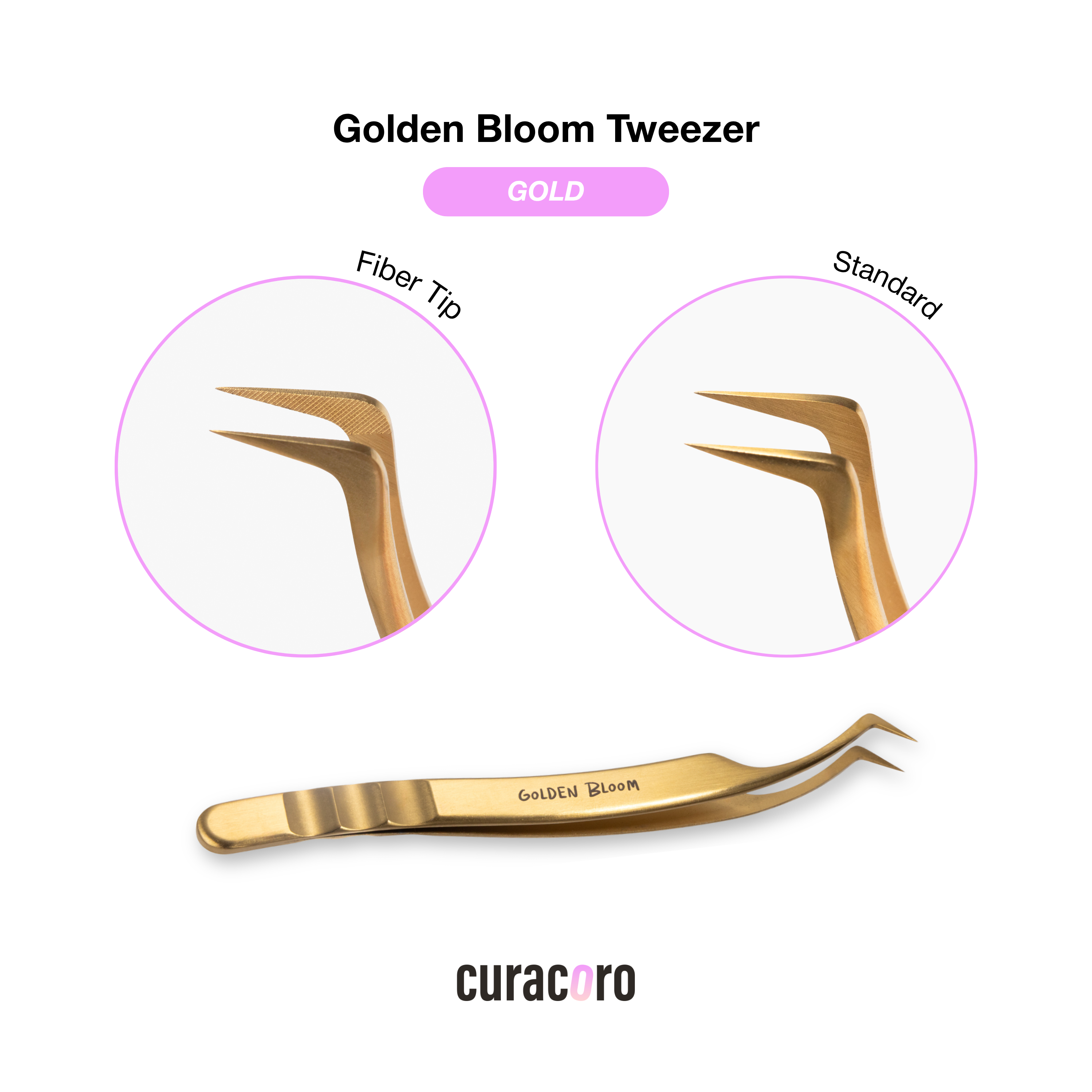 Golden Bloom Tweezer