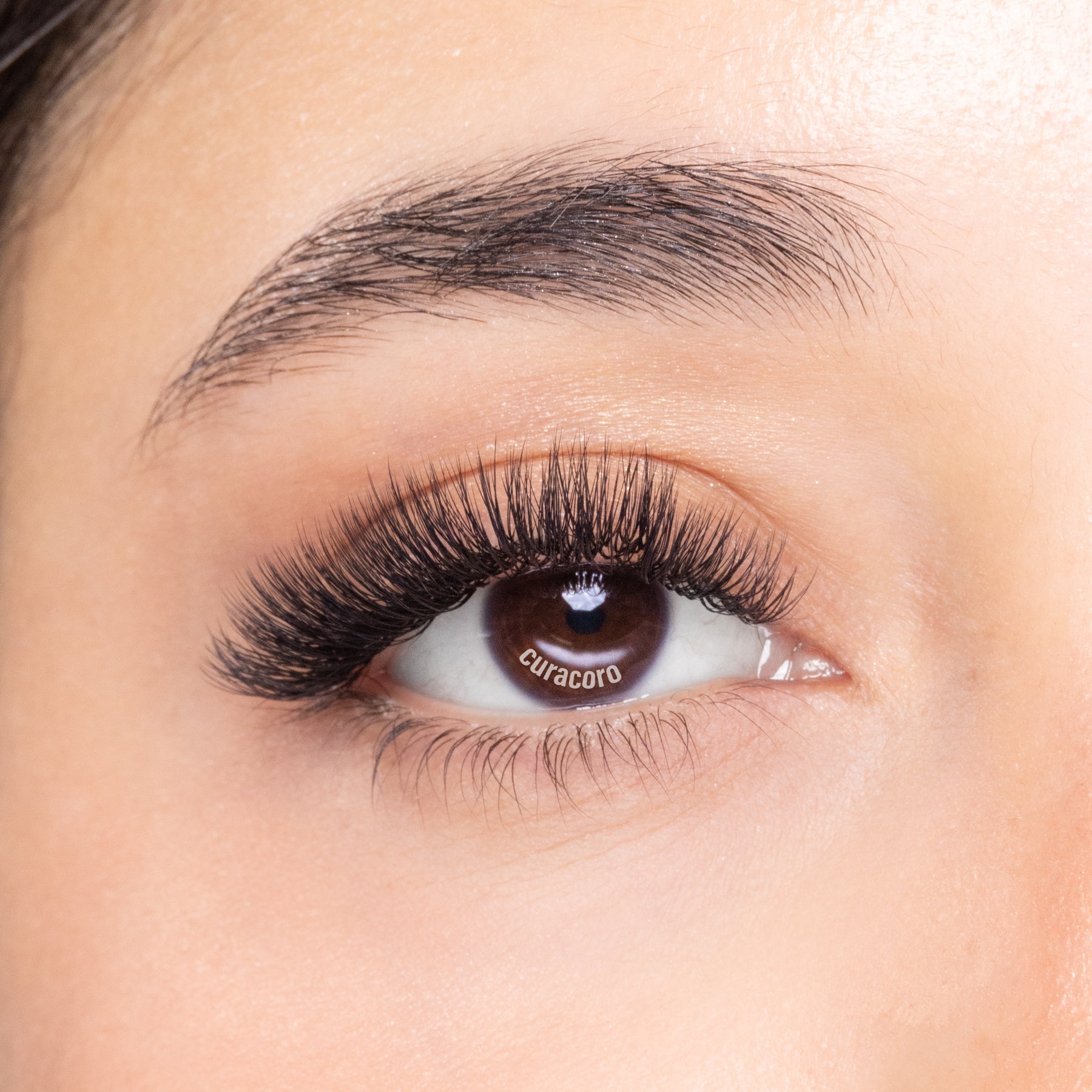 Narrow YY Lashes – Compact 2D Volume Fans for Hybrid & Classic Sets | Curacoro