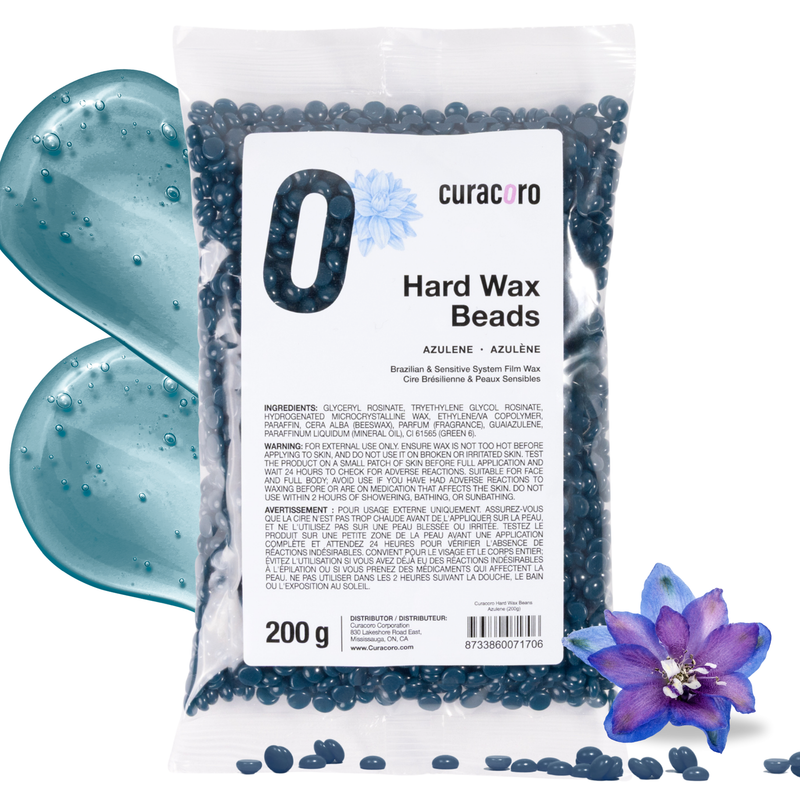 Curacoro Italian Hard Wax Beans - Azulene
