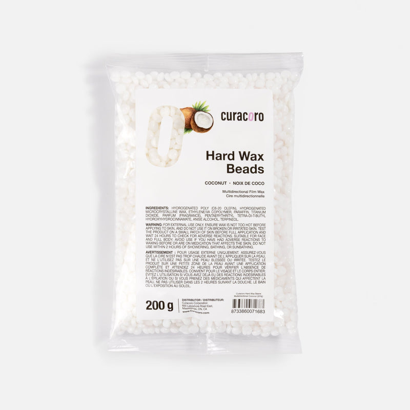 Curacoro Italian Hard Wax Beans - Multidirectional - Coconut