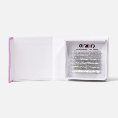 Super Mink Festive Tinsel Sparkle Silver 0.07