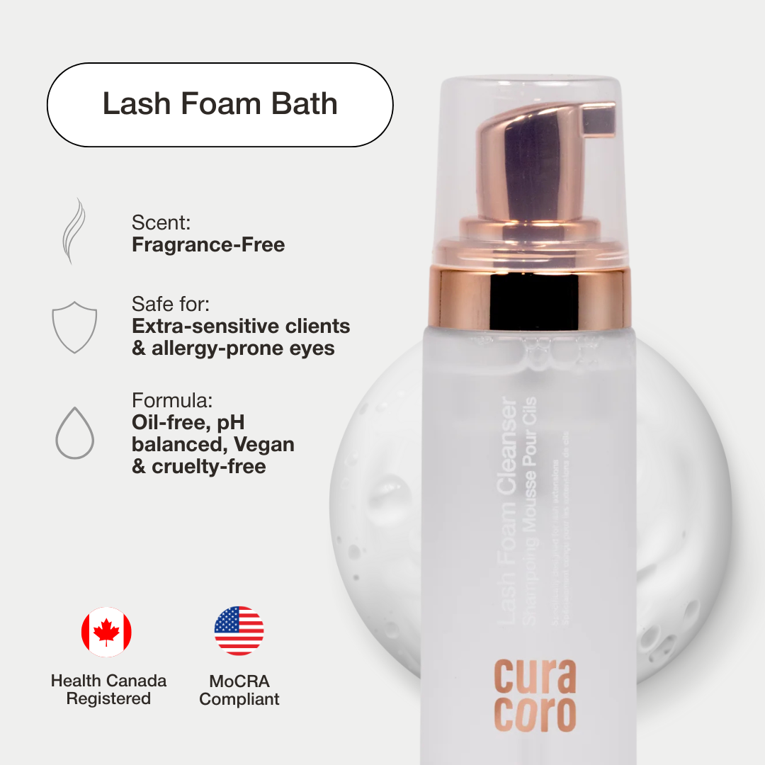 Curacoro Lash Foam Bath 60ml (Unscented)
