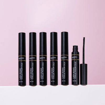 Quickie Lash Bond in Black provides a reliable, long-lasting hold for extensions. Perfect for seamless application.