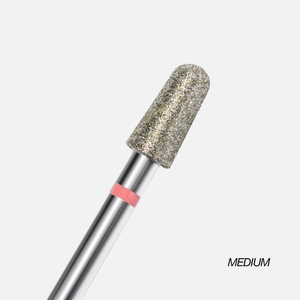 Cuticle Nail Drill Bit - Diamond Drill Bit 4.0mm Conical (Round Shape) - Medium