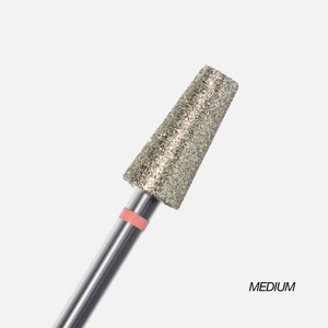 Cuticle Nail Drill Bit - Diamond Drill Bit 5.4mm (Tapered shape)- Medium