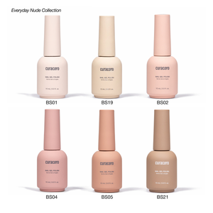 Everyday Nude - Solid Color Gel Nail Collection (6 Shades / 15ml Each)