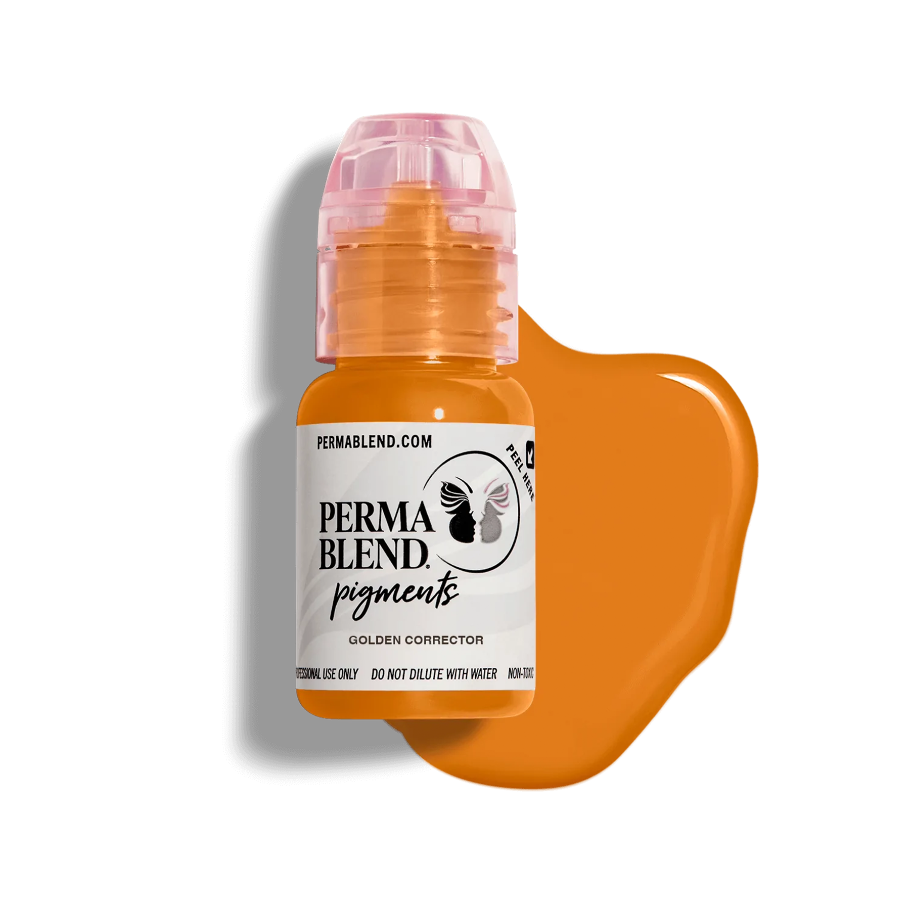 PERMA BLEND golden Corrector on the swatch 