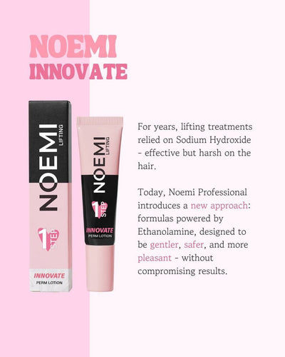 Noemi Lash Lift and Brow Lamination Innovate Perm Lotion Step 1