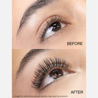 Laser Flat Lash 0.15 Model Before and After