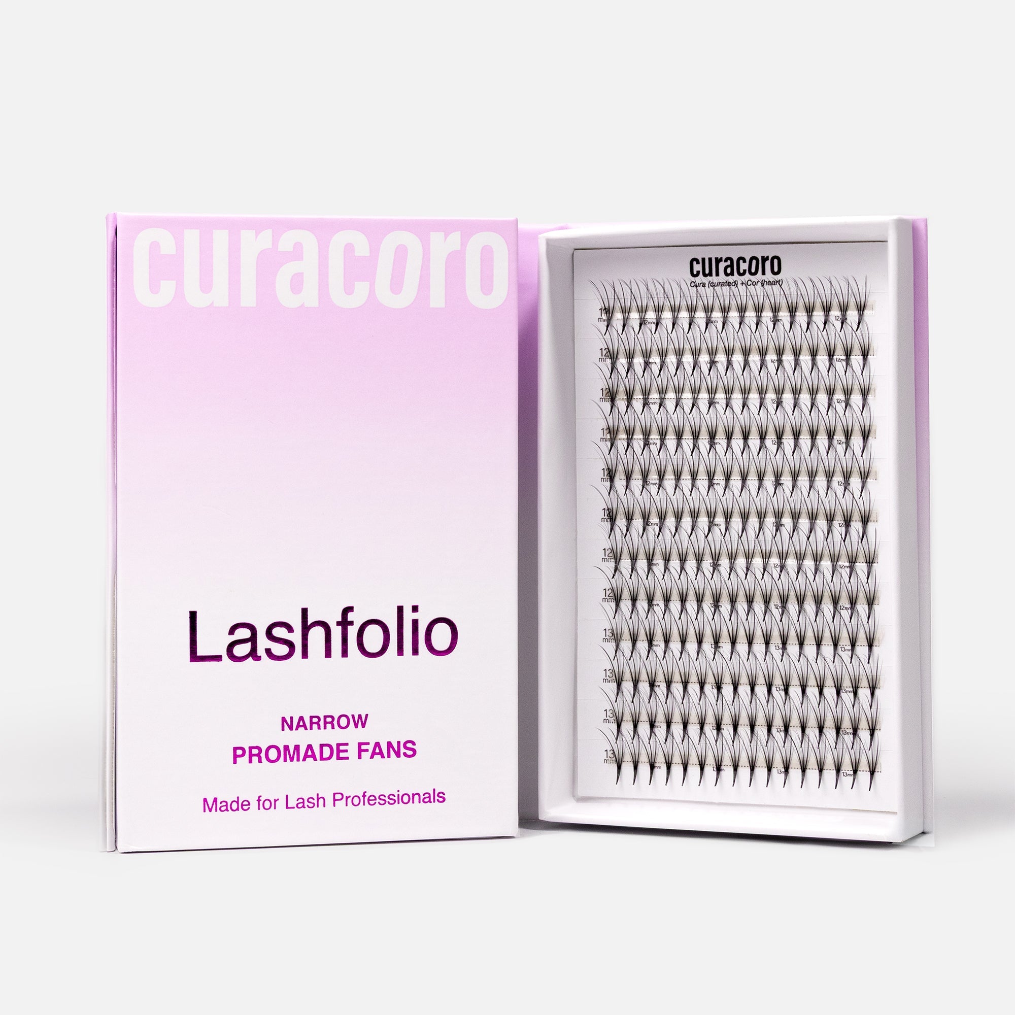 Pestañas postizas LashFolio Promade con triple punta 7D 0,03 