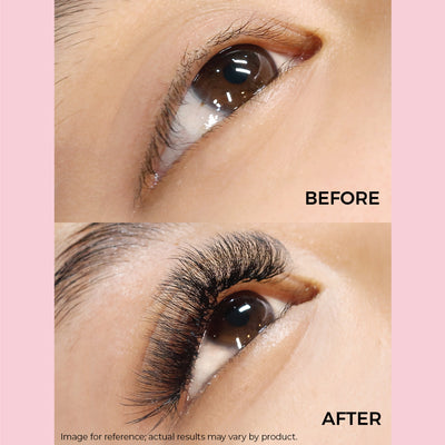 LashFolio Promade Fans 5D 0.07 Model Before & After