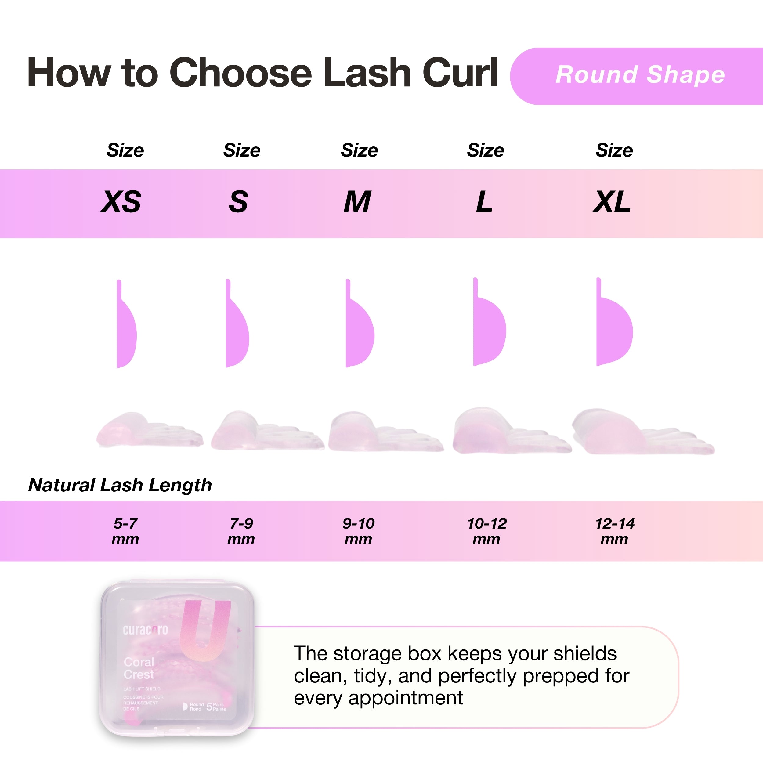 Lash Lift Shields - Coral Crest