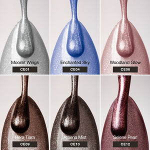 Celestial Night - Cat Eye Color Gel Nail Collection (6 Shades / 15ml Each)