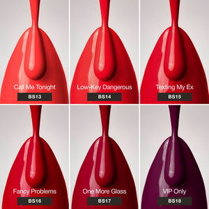Scarlet Lady Collection - Solid Gel Nail Collection (6 Shades / 15ml Each)