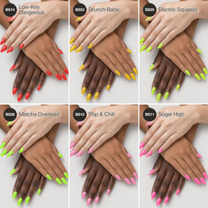Neon Pop - Solid Gel Nail Collection (6 Shades / 15ml Each)