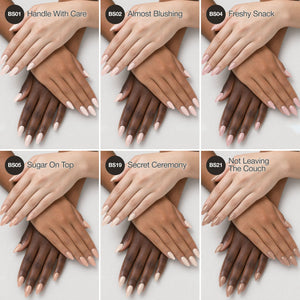 Everyday Nude - Solid Color Gel Nail Collection (6 Shades / 15ml Each)