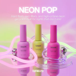 Neon Pop - Solid Gel Nail Collection (6 Shades / 15ml Each)