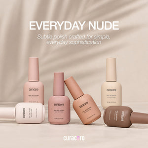 Everyday Nude - Solid Color Gel Nail Collection (6 Shades / 15ml Each)