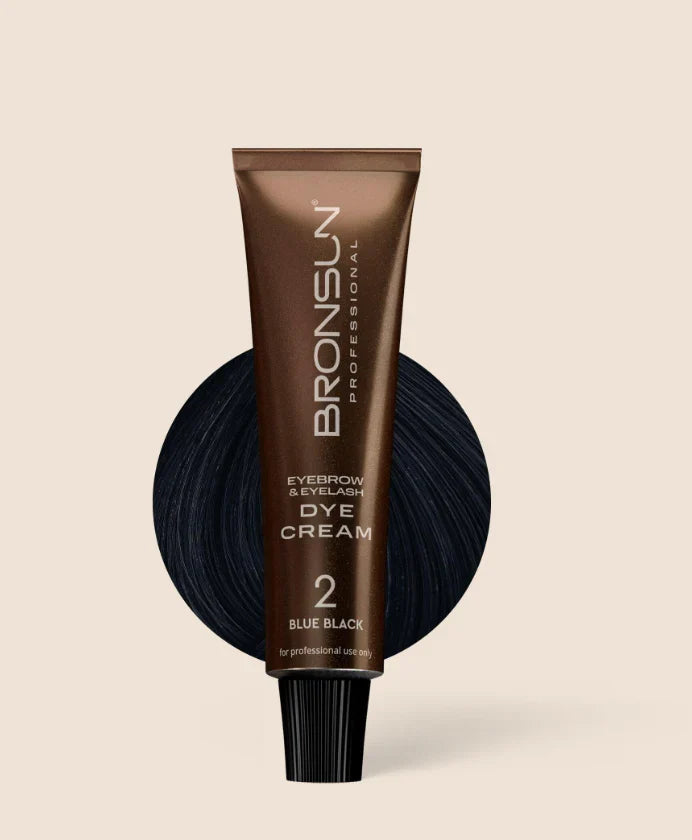 Curacoro - Bronsun Brow and Lash Cream Dye - Blue Black #2, 15ml