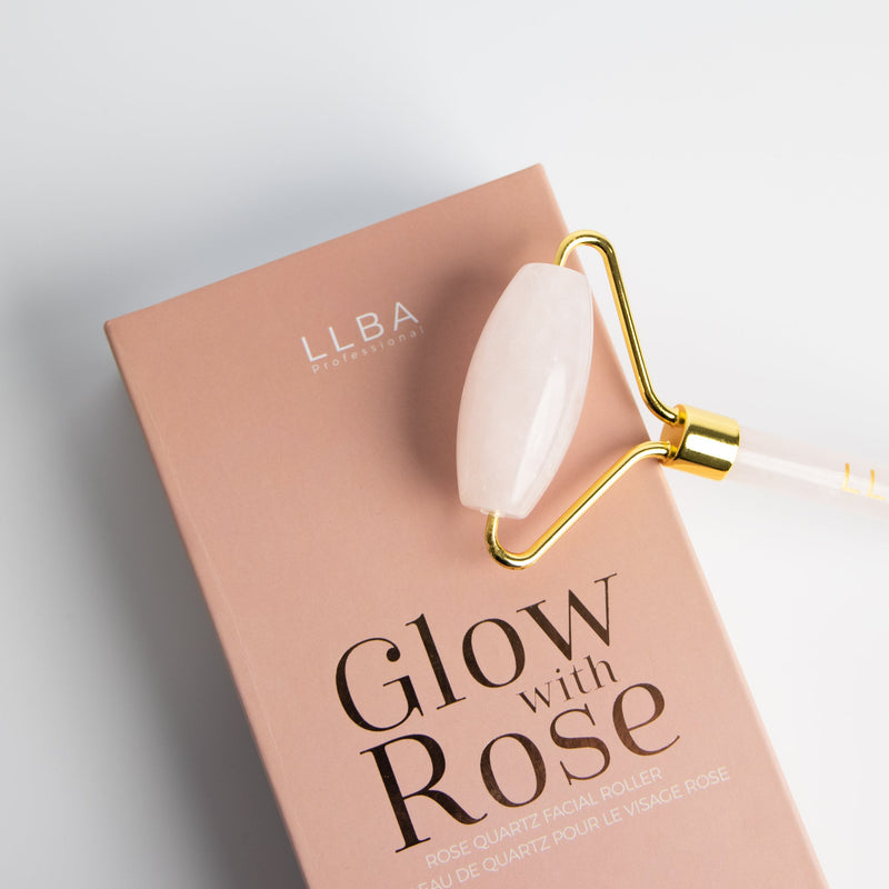 Glow with rose - Rose quartz facial roller