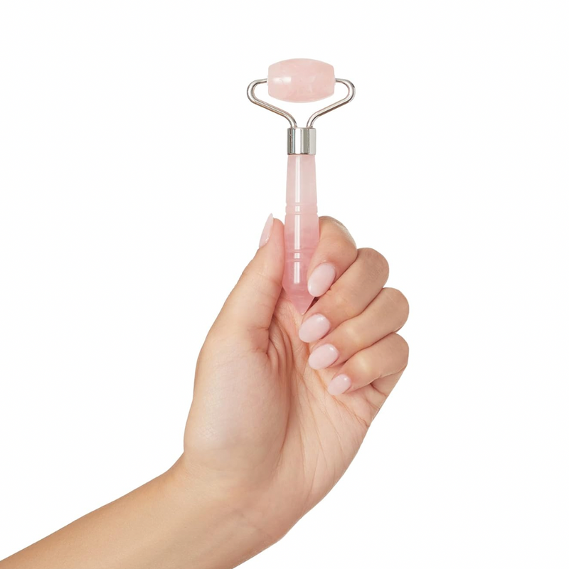 Glow with rose - Rose quartz facial roller