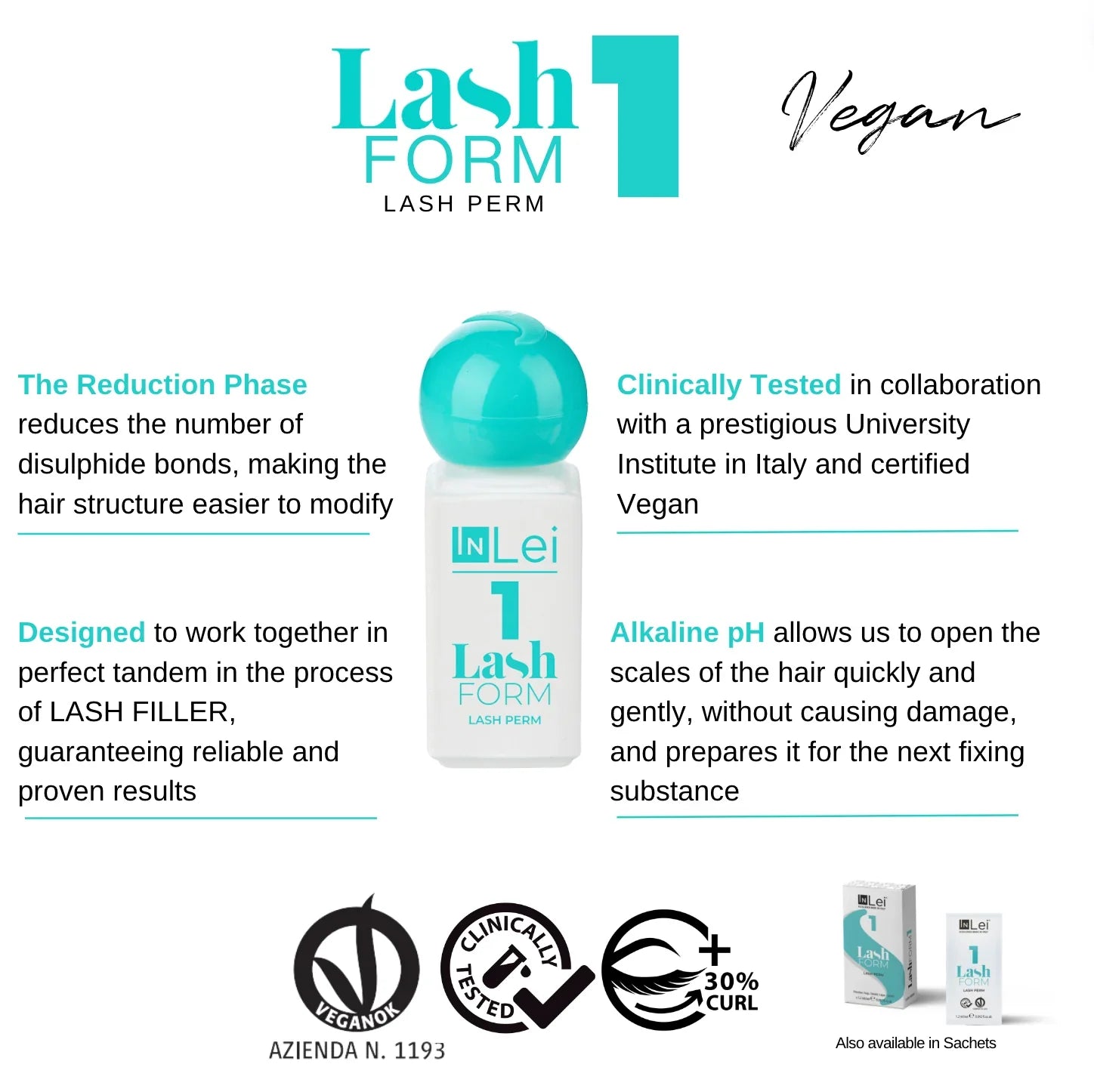InLei® Form 1 Bottle | Perm Solution | 4ml