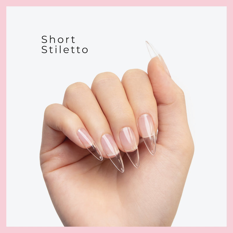 Puntas de gel suave de Curacoro - Stiletto 