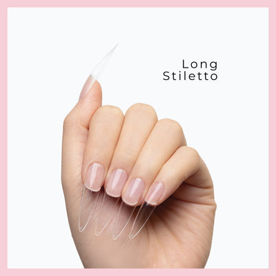 Puntas de gel suave de Curacoro - Stiletto 