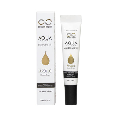 Aqua Drops medium brown shade in a 15 ml bottle with packaging