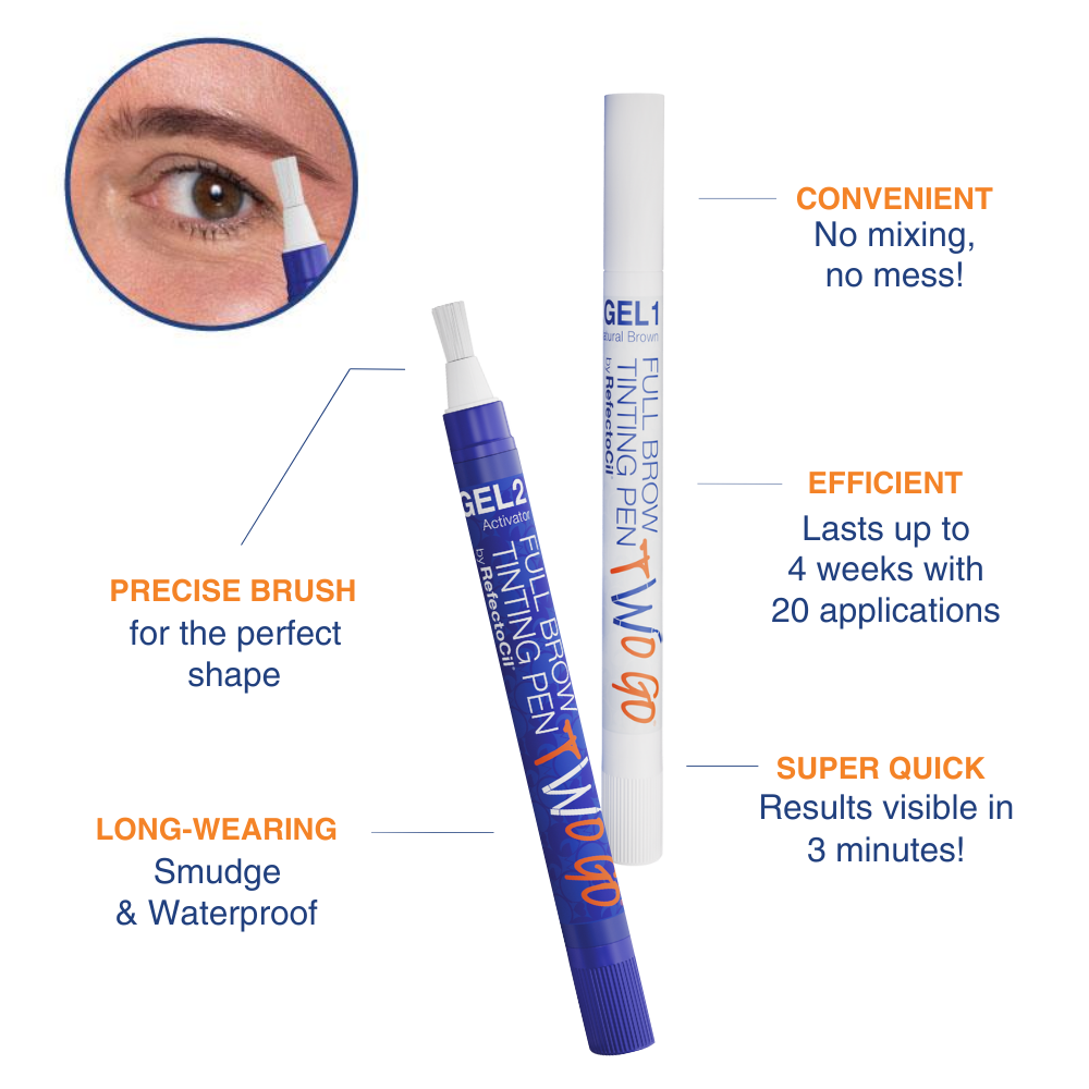 Refectocil Two Go Brow Tinting Pen - Natural Brown