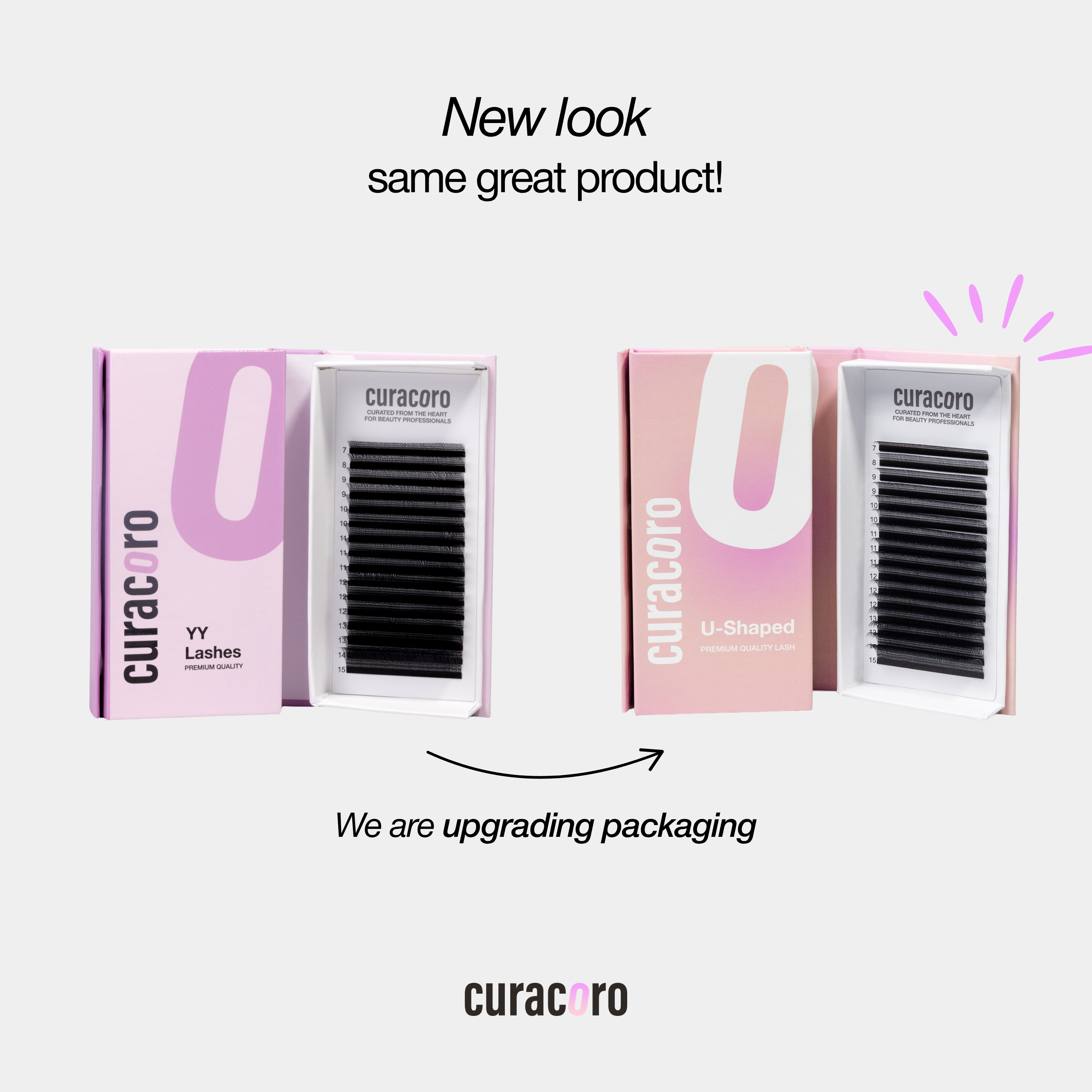 Narrow YY Lashes (2D U-shaped lashes)