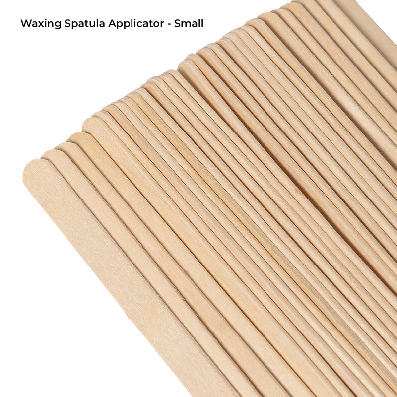 Waxing Spatula Applicator Small in front of white background.