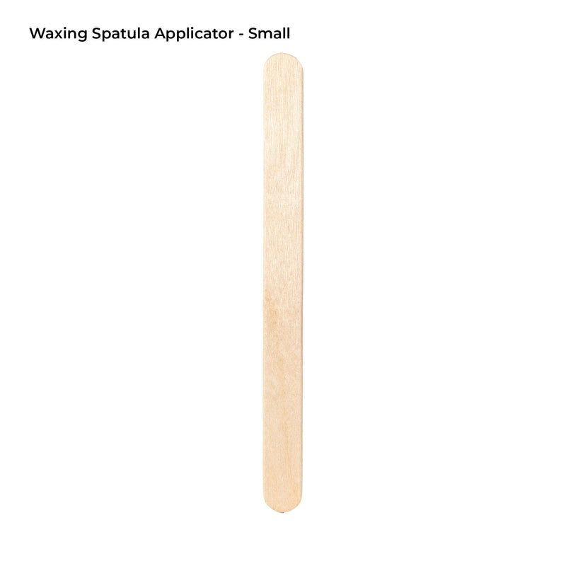 Waxing Spatula Applicator Small in front of white background.