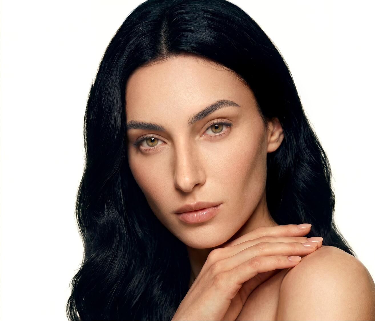 Eyebrow and Eyelash Cream Dye NUDE RANGE BRONSUN blue black 