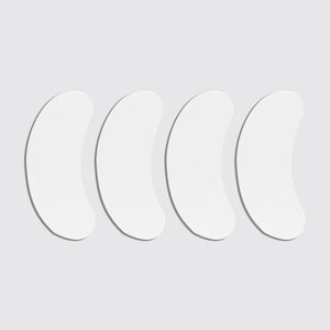 White Bio Gel Eye Pad style 1 displayed on grey background 